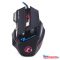 Egér optikai vezetékes iMICE X7 fekete-kék