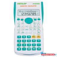   Számológép tudományos 240 funkciós türkiz kék Antilop A-8200C
