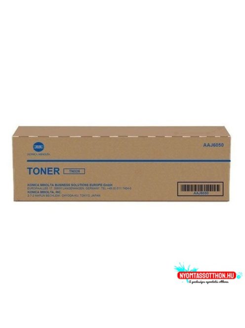MINOLTA B308e,368e toner 25000 oldal* TN326 (utángyártott)