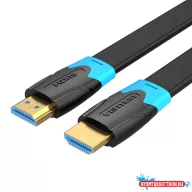 VENTION KÁBEL Lapos HDMI 3M Fekete