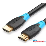 Vention HDMI-A ( aktív, fekete), 2m, kábel