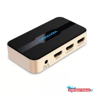 Vention HDMI Splitter (1be-2ki, 4K@30Hz arany-fekete)