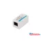 Lanberg AD-RJ45-RJ45-OU5 RJ45-RJ45 Cat.5e UTP árnyékolatlan fehér toldó