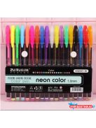 Neon zselés toll szett (18 db)