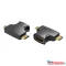 Vention mini HDMI/M & micro HDMI/M -> HDMI/F, (2in1, fekete), adapter
