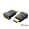 Vention HDMI/M -> HDMI/F (4K,fekete, 2darab), adapter