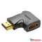 Vention HDMI/M (270fokos) -> HDMI/F (4K,sík, 2db), adapter
