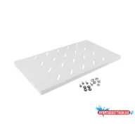   Lanberg AK-1001-S 19" 1U MÉLY:270mm MAX:120kg 4 ponton rögzíthető fix szürke rack polc