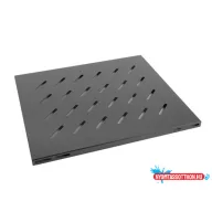 Lanberg AK-1003-B 19" 1U MÉLY:515mm MAX:120kg 4 ponton rögzíthető fix fekete rack polc