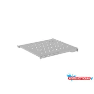   Lanberg AK-1005-S 19" 1U MÉLY:500mm MAX:25kg 4 ponton rögzíthető fix szürke rack polc