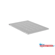   Lanberg AK-1018-S 19" 1U MÉLY:675mm MAX:120kg 4 ponton rögzíthető fix szürke rack polc
