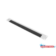   Lanberg AK-1103-S 19" 1U egyik oldalán nyitott fésűs szürke kábelrendező