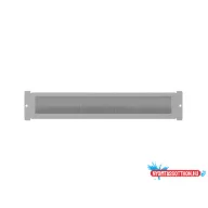   Lanberg AK-1106-S 19" 1U fésűs szürke tető kábelbevezető FF01 sorozatú LCD paneles állószekrényekhez