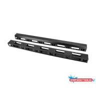   Lanberg AK-1212-B 22U függőleges fekete kábelrendező 2db/csomag