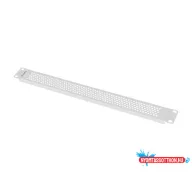 Lanberg AK-1411-S 19" 1U szürke perforált vakpanel