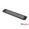 Lanberg AK-1412-B 19" 2U fekete fém hálós/perforált vakpanel