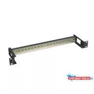 Lanberg AK-1801-B 19" 1U fekete DIN sín panel