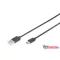 DIGITUS AK-300154-018-S High Speed USB type A 2.0 - USB type-C kábel 1,8m