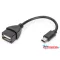 DIGITUS AK-300310-002-S OTG 2.0 mini USB-B - USB-A anya adapter