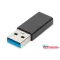 DIGITUS AK-300524-000-S SuperSpeed USB-A 3.0 - USB Type-C adapter