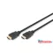 DIGITUS AK-330107-020-S High Speed UHD 4K 3D 30Hz 2.0 aranyozott Ethernet HDMI kábel 2m