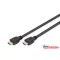 DIGITUS AK-330124-030-S High Speed UHD 8K 3D 60Hz 2.1 aranyozott Ethernet HDMI kábel 3m