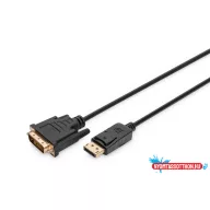   DIGITUS AK-340306-020-S DisplayPort apa -> DVI-D apa kábel 2m