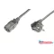 DIGITUS AK-440109-008-S 250V 10A IEC C13 90 fok csatlakozó CEE 7/7 schuko dugó 0,75m tápkábel