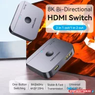 VENTION 2-Port kétirányú 8K HDMI Switcher