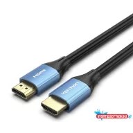 Vention HDMI/M -> HDMI/M (4K, HD, Alu, kék), 1m, kábel