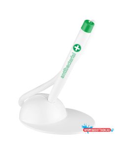   Ügyféltoll antibakteriális T-PEN Ico fehér/zöld test, írásszín kék