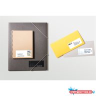   Etikett címke, 70 x37mm, univerzális, 24 címke/ív, 100 ív/doboz, Avery fehér