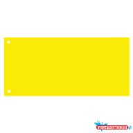   Elválasztócsík, karton 190g. 10,5x24cm, 100 db/csomag, Bluering(R) sárga