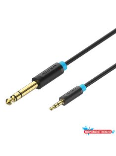 VENTION 6.5mm M to 3.5mm M Audio kábel  3M Black
