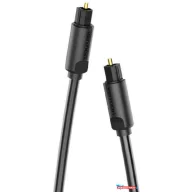 Vention Toslink optikai, 1,5m,  (audio, fekete), kábel