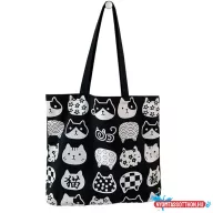 Cica vászon bevásárlótáska