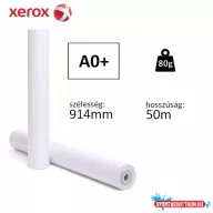 Plotterpapír tekercses XEROX A0+ (914mm/50m) 80g 496L94119