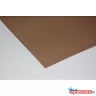 Karton festett egyoldalas (50x70) mogyoró