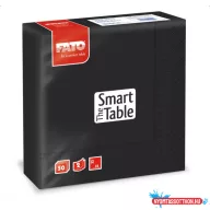   Szalvéta FATO Smart Table (33x33cm) 2 rétegű fekete (50db/csg) 82622500
