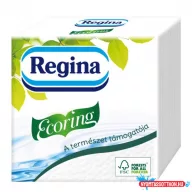   Szalvéta REGINA Ecoring (28x28cm) 1 rétegű fehér (60lap/csg)