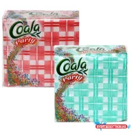   Szalvéta COALA Party (34x34cm) 1 rétegű kockás (80lap/csg)