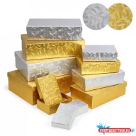   Díszdoboz ARGUS 10 részes tégla arany-ezüst levélmintás 2500-5206