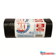 Szemeteszsák MAX extra (50x60) 13mikr. 30L fekete 20db/tek