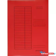 Iratgyűjtő SO-RE A/4 230g egyszínű piros