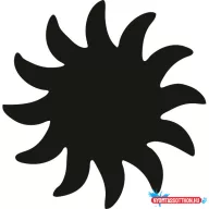   Formalyukasztó HEYDA nagy (2,5cm) Napraforgó motívum 203687506