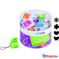   Formalyukasztó HEYDA kulcstartó (1cm) 4 féle mintával (32db/disp) 203687680