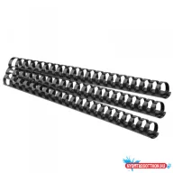 Fűzőspirál (19-20mm) 180lapig fekete