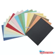   Hátlap spirálozáshoz DELTA A/4 230g/250g bőrhatású kék