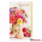Képeslap 7 ARGUS 15-6352K Köszönettel virágcsokor rózsaszín zsebes