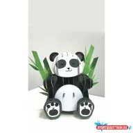 Képeslap MAR Panda Kirigami 21OR213